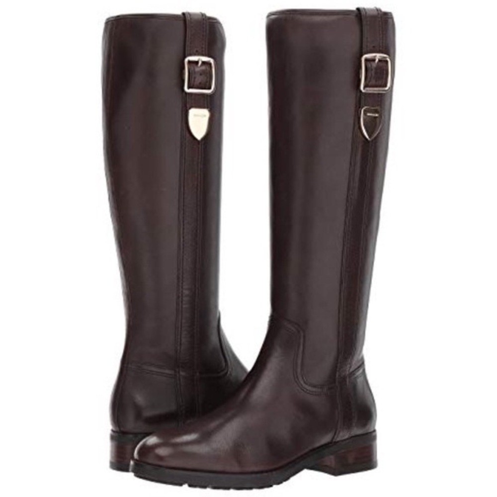 COACH Easton Chestnut Semi Matte Calf Boots